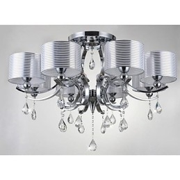 Moderne K9 Kristallen Kroonluchter 8 Lampen