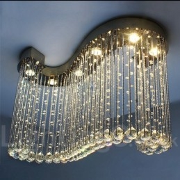 6 lampen moderne kristallen plafond hanglamp binnen kroonluchter verlichting lampen armaturen
