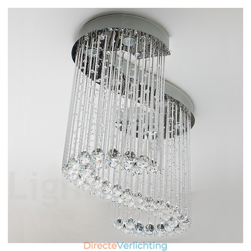 6 lampen moderne kristallen plafond hanglamp binnen kroonluchter verlichting lampen armaturen