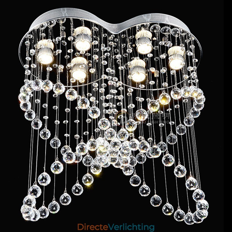 6 lampen moderne kristallen plafond hanglamp binnen kroonluchter verlichting lampen armaturen