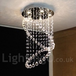 5 lampen moderne kristallen plafond hanglamp binnen kroonluchter verlichting lampen armaturen