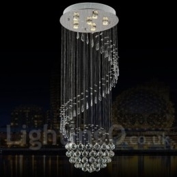6 lampen moderne kristallen plafond hanglamp binnen kroonluchter verlichting lampen armaturen