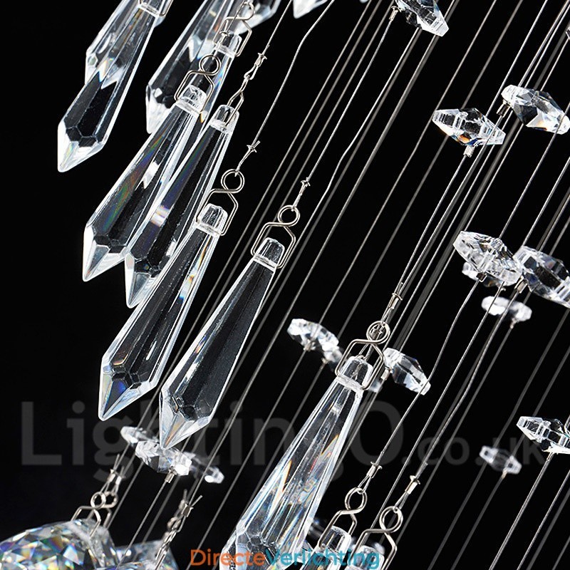 6 lampen moderne kristallen plafond hanglamp binnen kroonluchter verlichting lampen armaturen