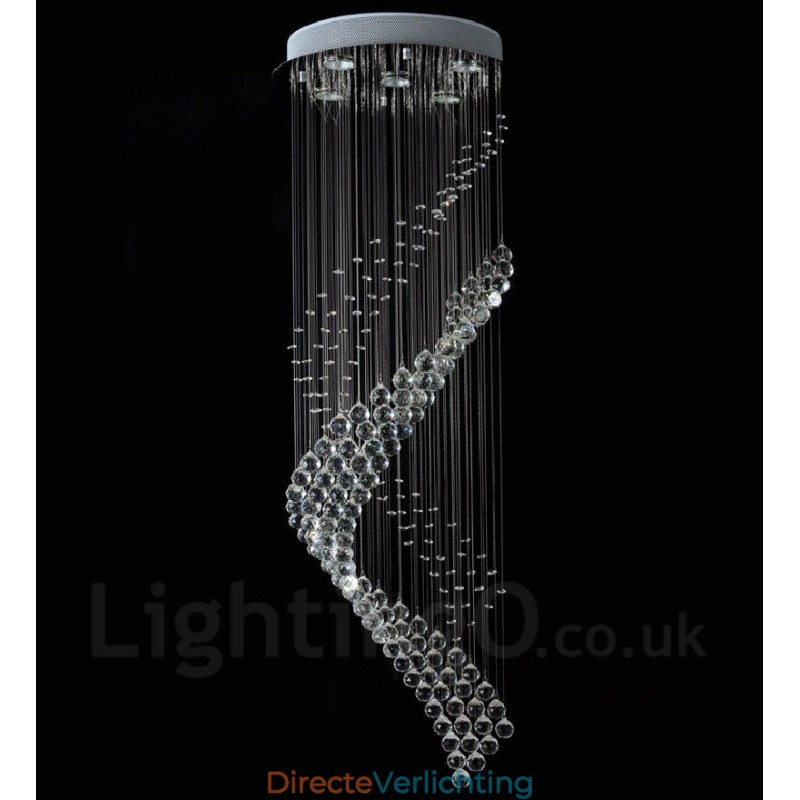 5 lampen moderne kristallen plafond hanglamp binnen kroonluchter verlichting lampen armaturen