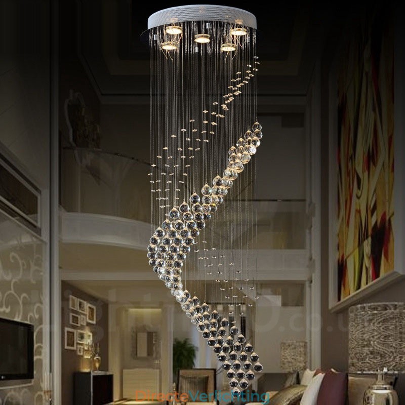 5 lampen moderne kristallen plafond hanglamp binnen kroonluchter verlichting lampen armaturen