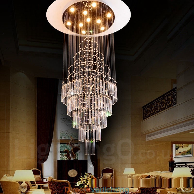 10 lampen moderne kristallen plafond hanglamp binnen kroonluchter verlichting lampen armaturen