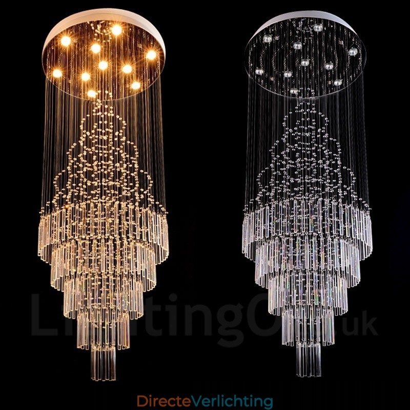 10 lampen moderne kristallen plafond hanglamp binnen kroonluchter verlichting lampen armaturen