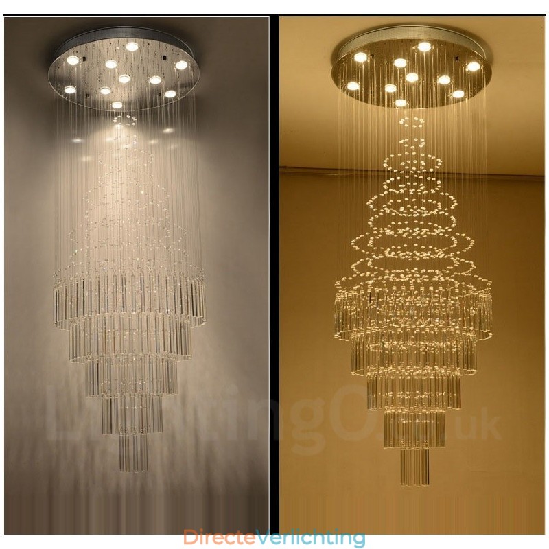 10 lampen moderne kristallen plafond hanglamp binnen kroonluchter verlichting lampen armaturen