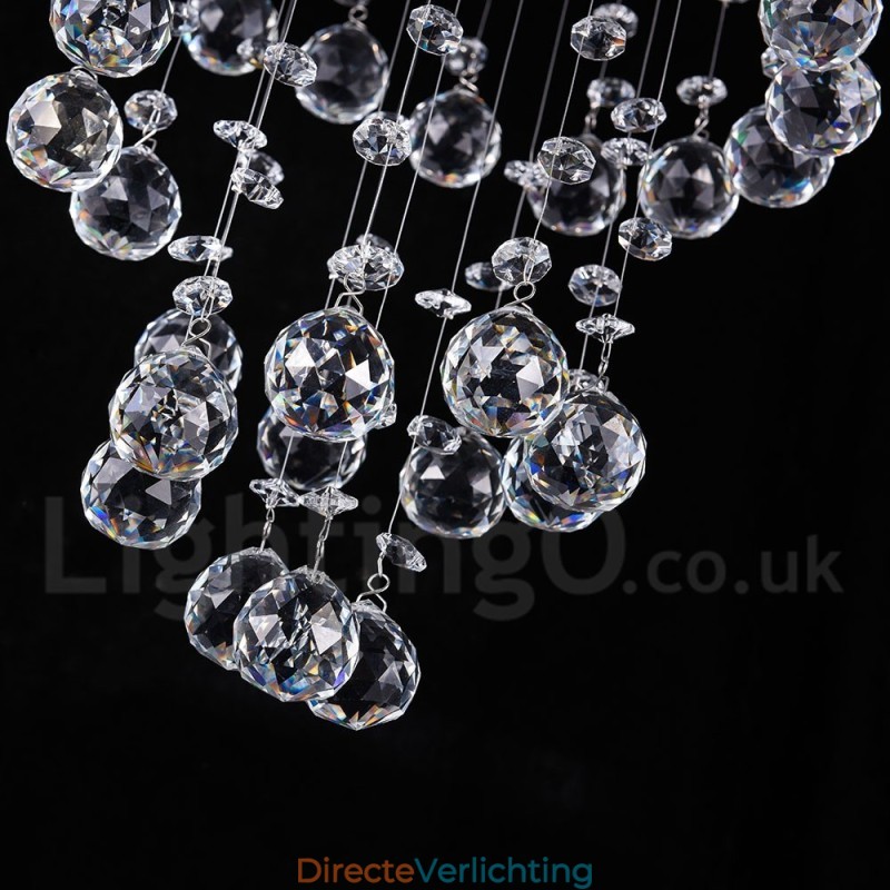 5 lampen moderne kristallen plafond hanglamp binnen kroonluchter verlichting lampen armaturen