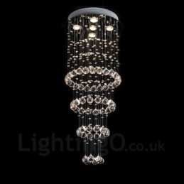 5 lampen moderne kristallen plafond hanglamp binnen kroonluchter verlichting lampen armaturen