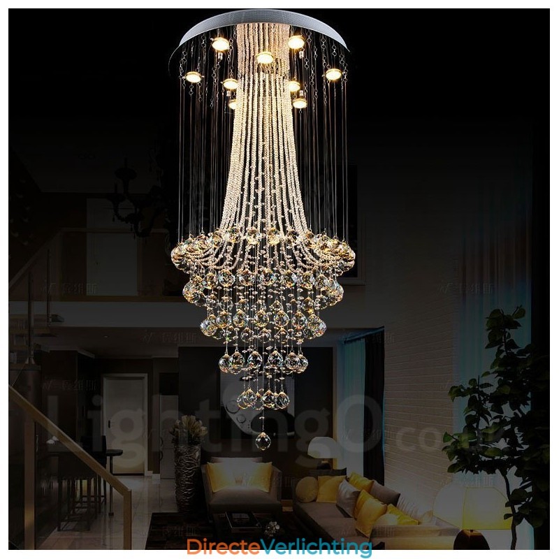 9 lampen moderne kristallen plafond hanglamp binnen kroonluchter verlichting lampen armaturen