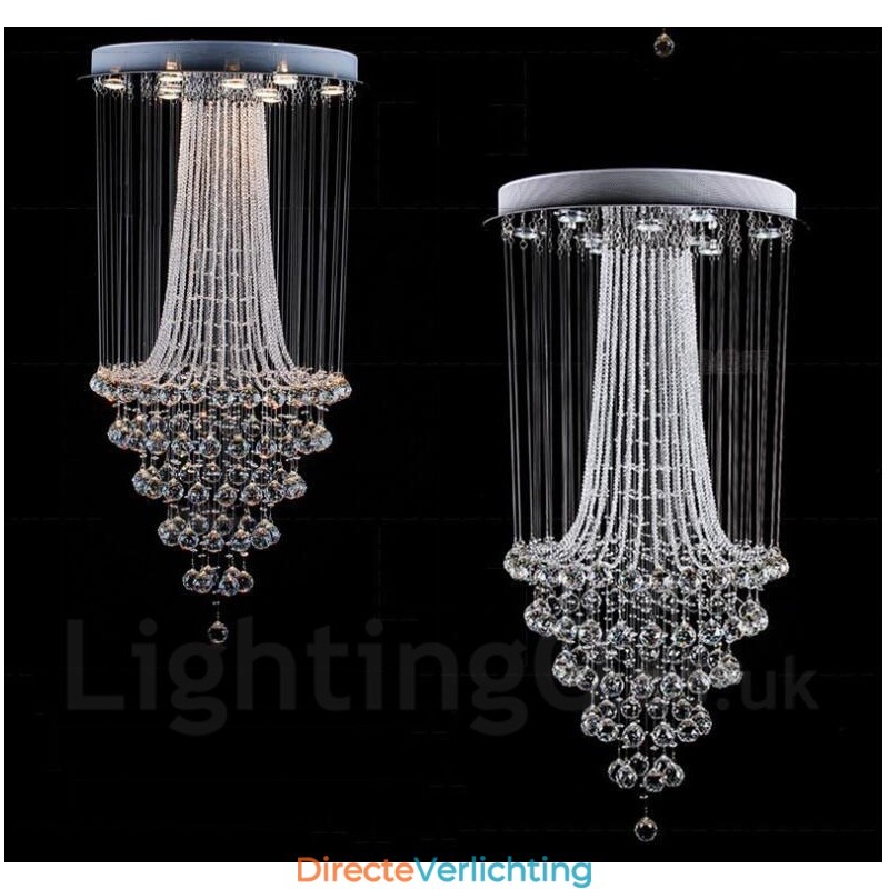 9 lampen moderne kristallen plafond hanglamp binnen kroonluchter verlichting lampen armaturen