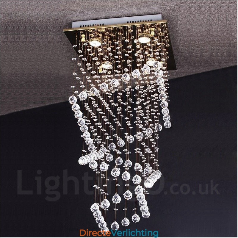 4 lampen moderne kristallen plafond hanglamp binnen kroonluchter verlichting lampen armaturen