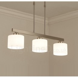3 lampen moderne chromen hanglamp binnen kroonluchter thuis hangende verlichting lampen armaturen met glazen kappen