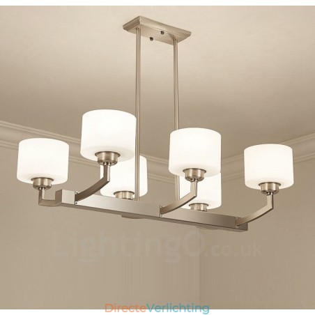 6 lampen moderne chromen hanglamp binnen kroonluchter thuis hangende verlichting lampen armaturen met glazen kappen 6 lampen moderne chromen hanglamp binnen kroonluchter thuis hangende verlichting lampen armaturen met glazen kappen