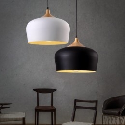 1 Lichts Moderne Hedendaagse Hanglamp Hanglamp met Wit Rood Blauwe Kap