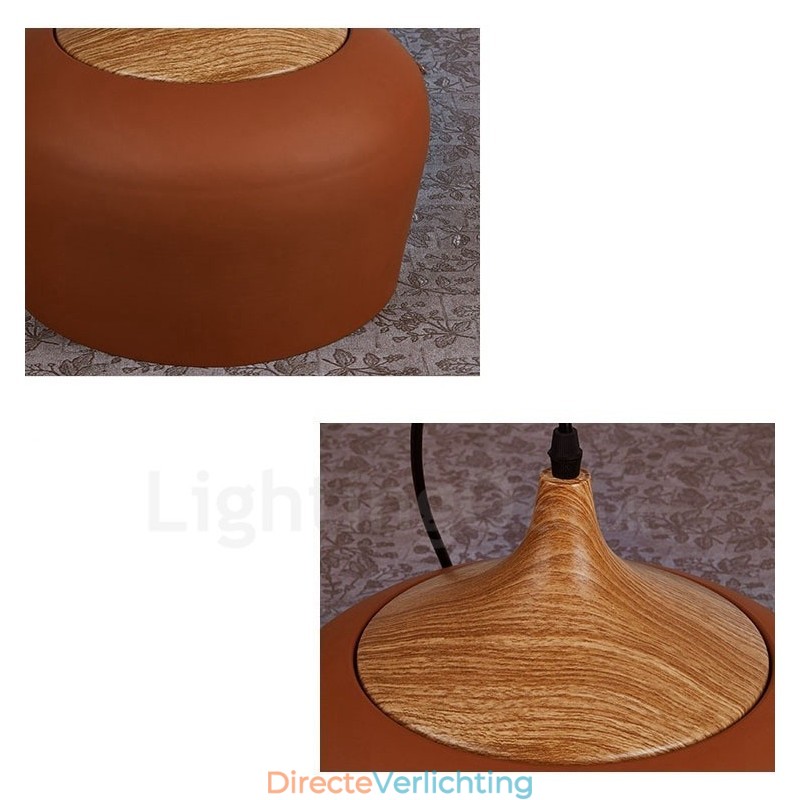 1 Lichts Moderne Hedendaagse Hanglamp Hanglamp met Wit Rood Blauwe Kap