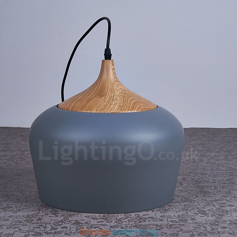 1 Lichts Moderne Hedendaagse Hanglamp Hanglamp met Wit Rood Blauwe Kap