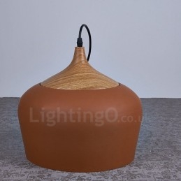 1 Lichts Moderne Hedendaagse Hanglamp Hanglamp met Wit Rood Blauwe Kap