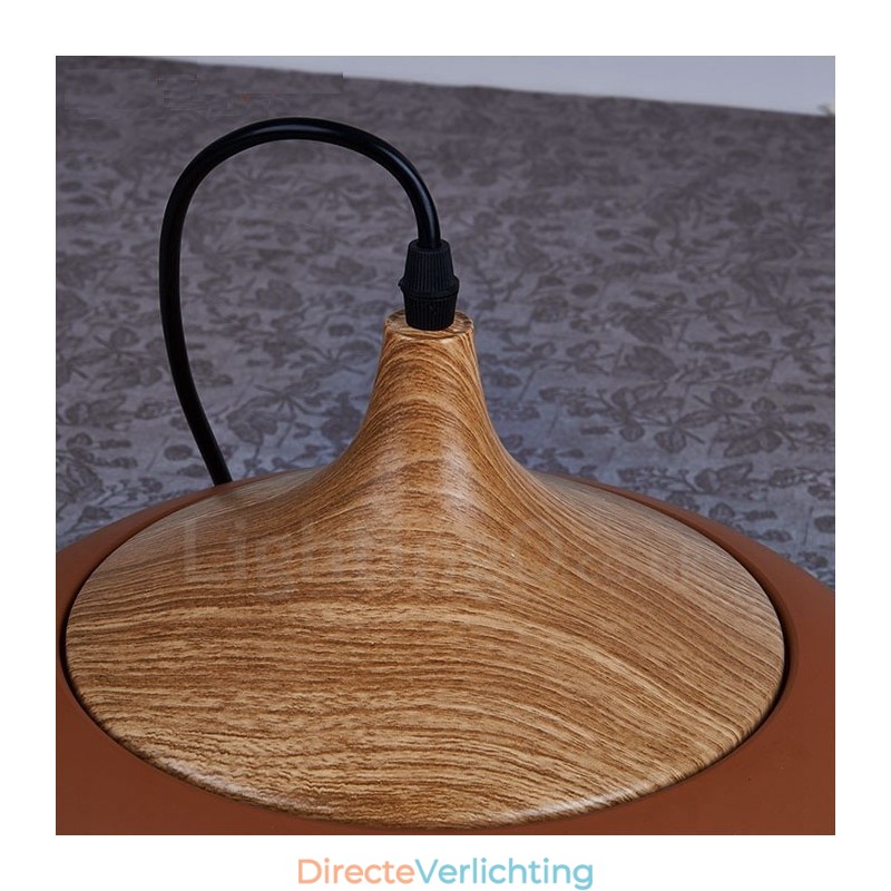 1 Lichts Moderne Hedendaagse Hanglamp Hanglamp met Wit Rood Blauwe Kap