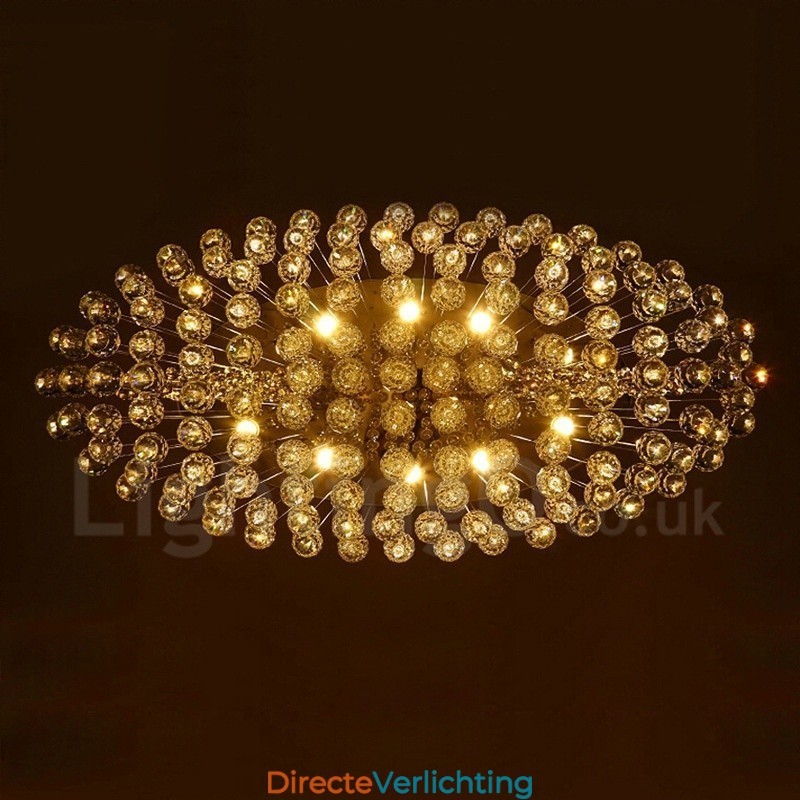 10 lampen moderne K9 kristal plafond hanglamp binnen kroonluchter verlichting lampen armaturen