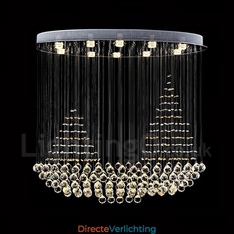10 lampen moderne K9 kristal plafond hanglamp binnen kroonluchter verlichting lampen armaturen