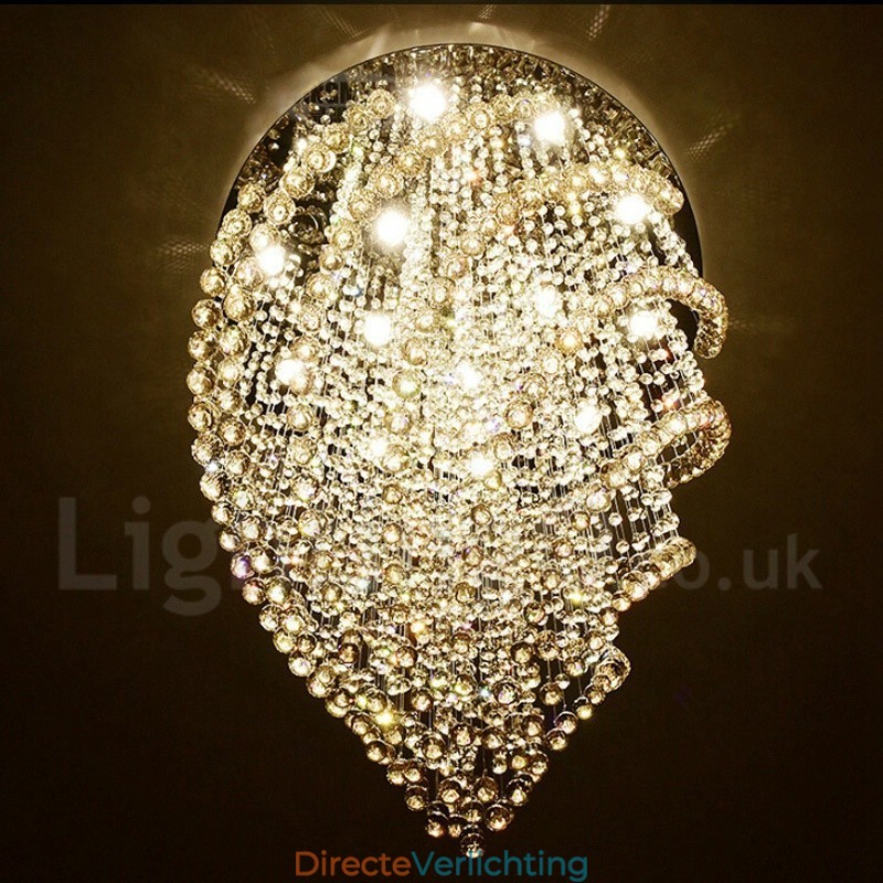 15 lampen moderne K9 kristal plafond hanglamp binnen kroonluchter verlichting lampen armaturen