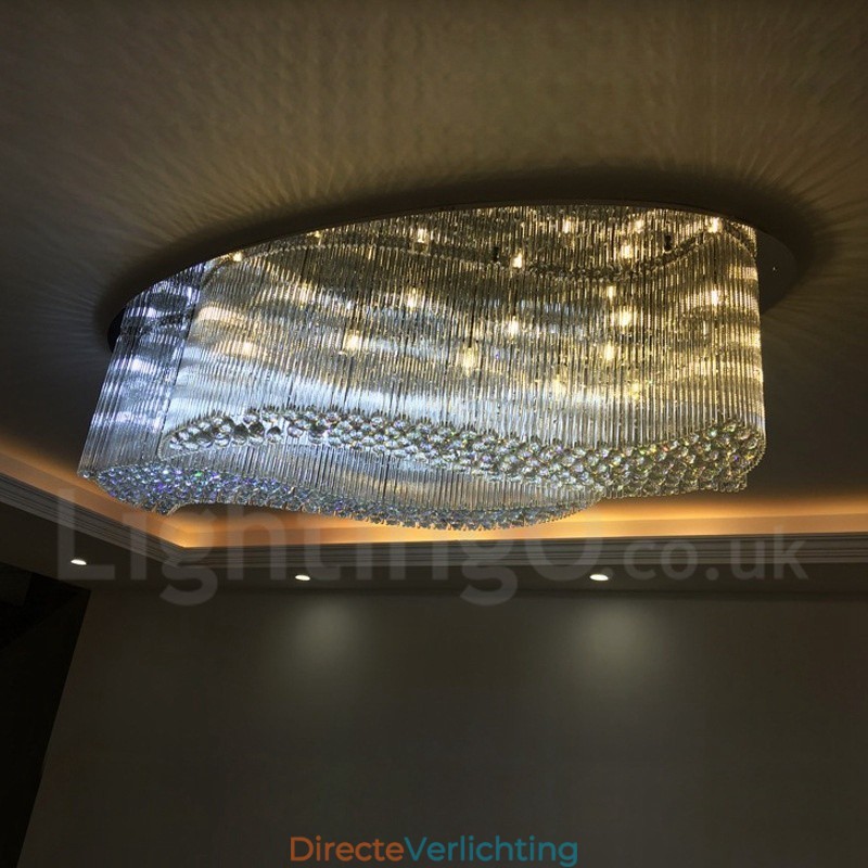 Moderne K9 Kristallen Plafond Hanglamp Binnen Kroonluchter Verlichting Lampen Armaturen