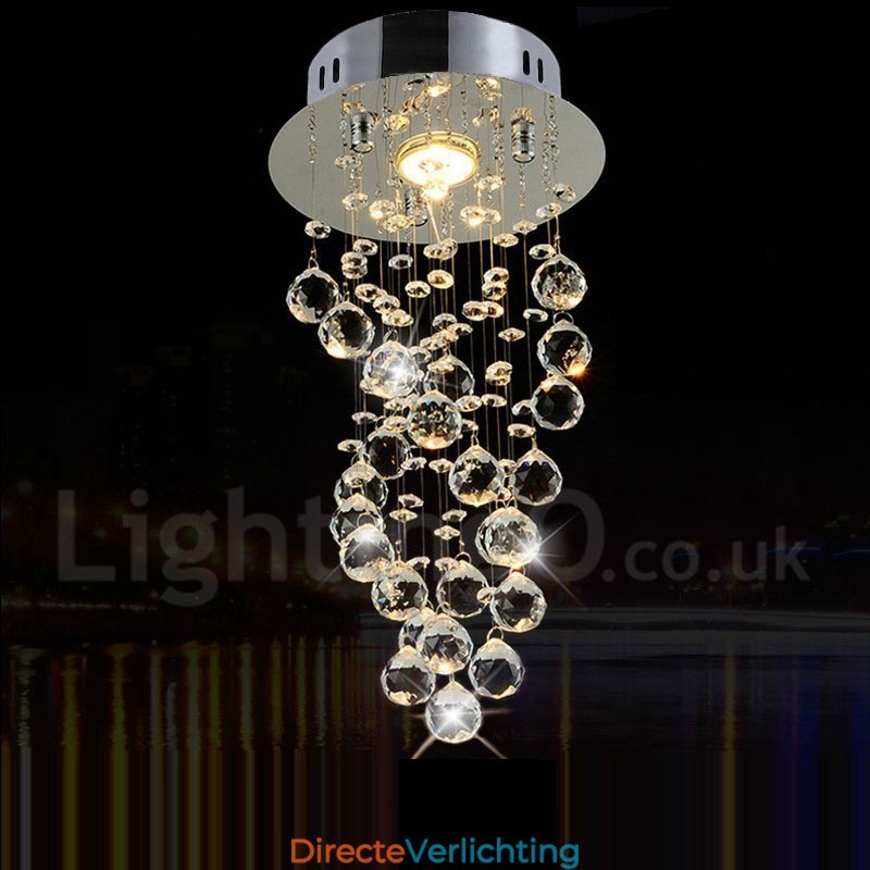 1 Licht Moderne K9 Kristal Plafond Hanglamp Binnen Kroonluchter Verlichting Lampen Armaturen
