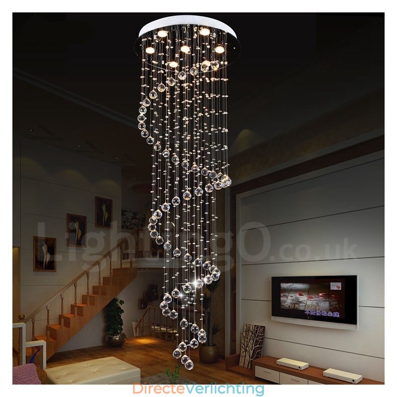 7 lampen moderne K9 kristal plafond hanglamp binnen kroonluchter verlichting lampen armaturen