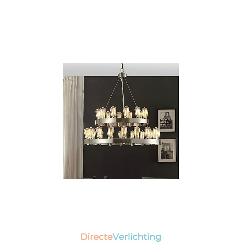 Vintage Mini Stijl Chrome Metalen Kroonluchter