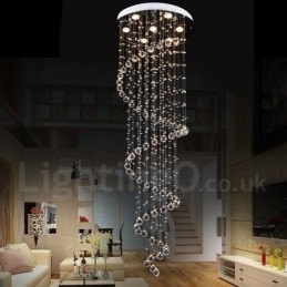 7 lampen moderne K9 kristal plafond hanglamp binnen kroonluchter verlichting lampen armaturen