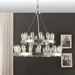 Vintage Mini Stijl Chrome Metalen Kroonluchter