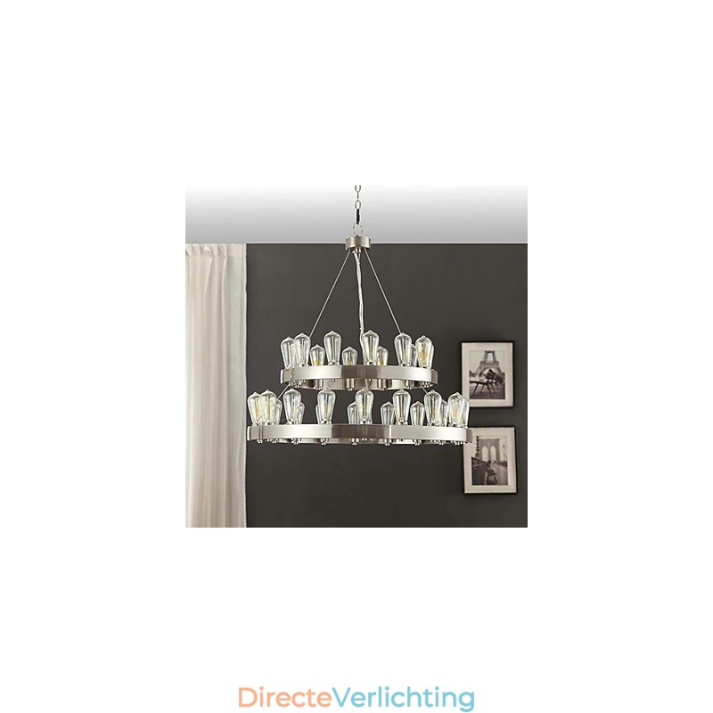 Vintage Mini Stijl Chrome Metalen Kroonluchter