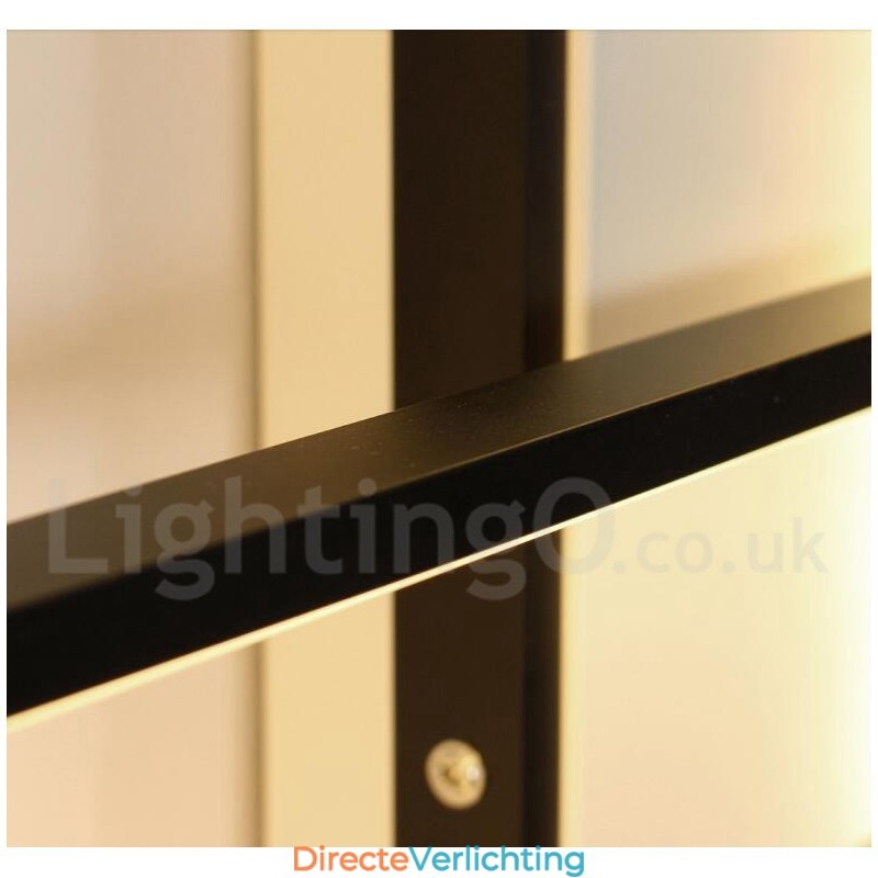 Moderne eigentijdse aluminium schilderij plafondlamp inbouw wandlamp met afstandsbediening dimmer voor woonkamer slaapkamer