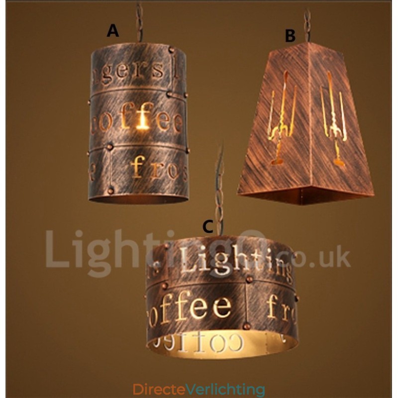 1 Licht Retro Vintage Hanglamp Café Huis Hanglamp