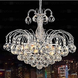 Hanglamp Luxe Moderne Kristallen Woonkamer 3 Lichts Kroonluchter
