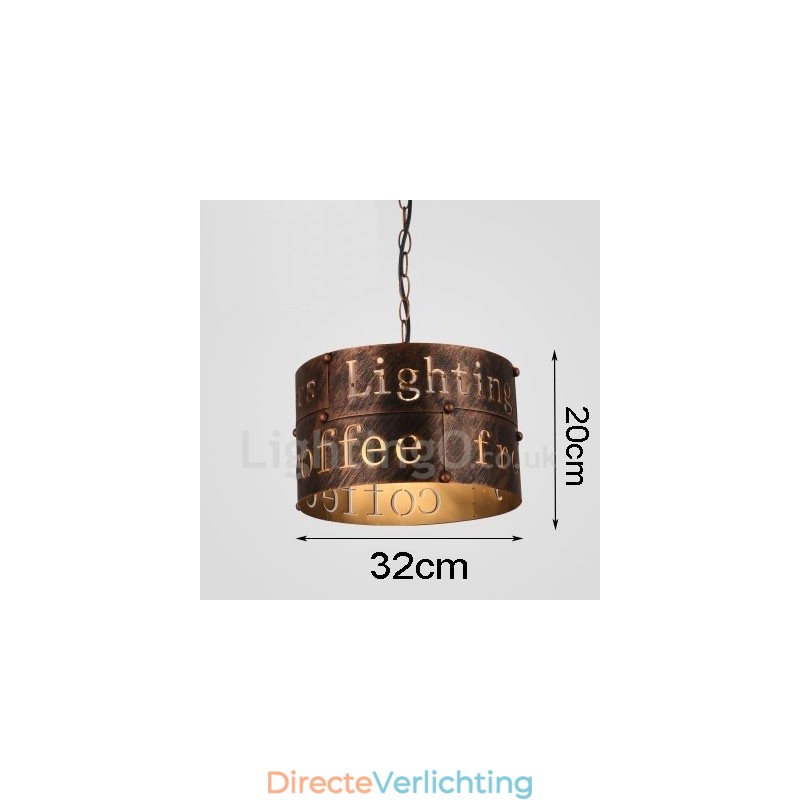 1 Licht Retro Vintage Hanglamp Café Huis Hanglamp