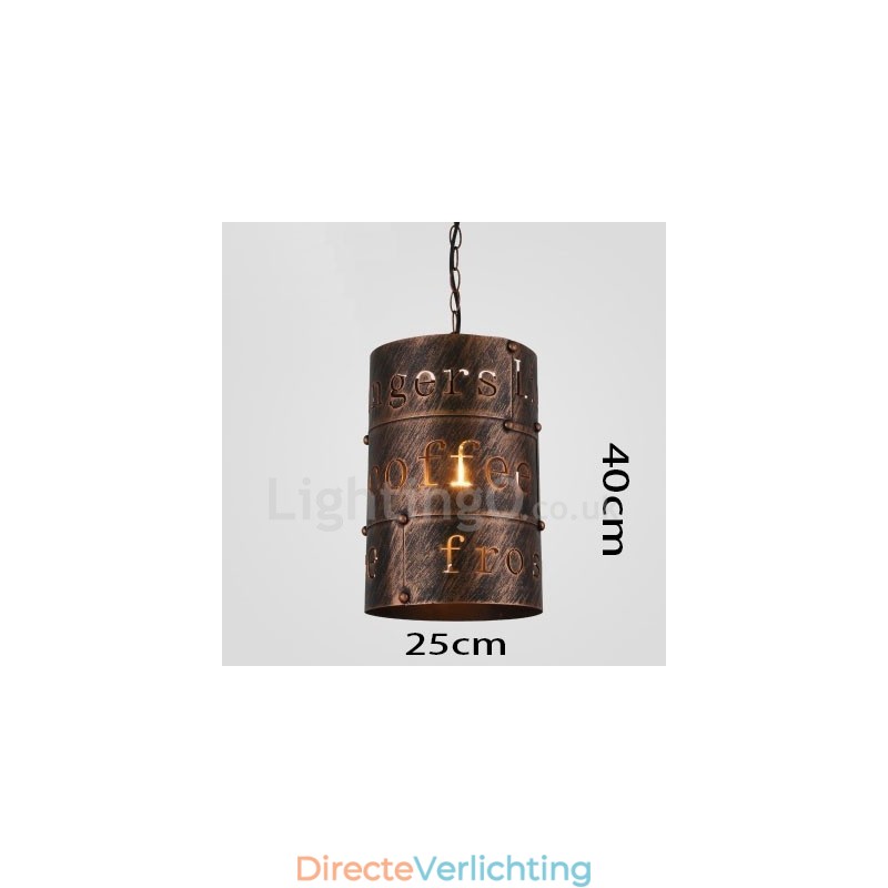 1 Licht Retro Vintage Hanglamp Café Huis Hanglamp