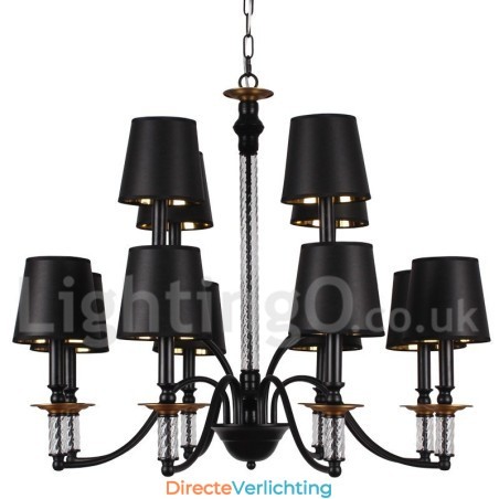 12 Licht Rustieke Retro Zwarte 2-laags Grote Kroonluchter Kaars Stijl Kroonluchter 12 Licht Rustieke Retro Zwarte 2-laags Grote Kroonluchter Kaars Stijl Kroonluchter