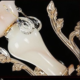 Hanger in Europese stijl, imitatie jade kristal hanger van zinklegering