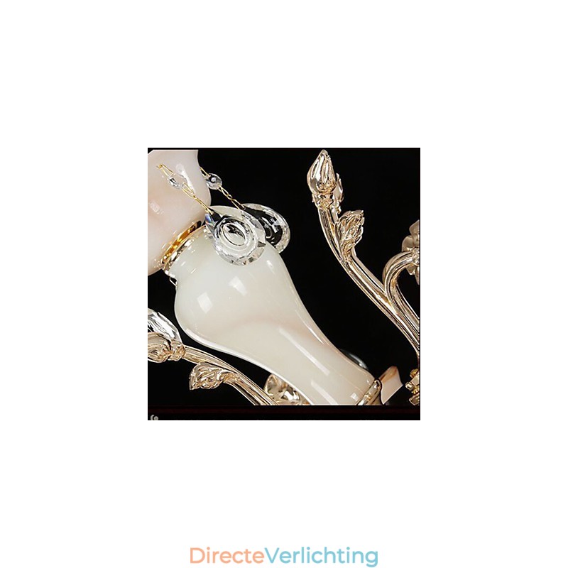 Hanger in Europese stijl, imitatie jade kristal hanger van zinklegering