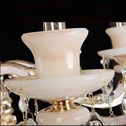Hanger in Europese stijl, imitatie jade kristal hanger van zinklegering