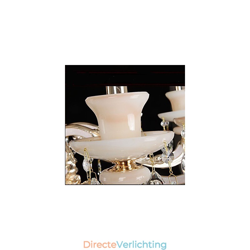 Hanger in Europese stijl, imitatie jade kristal hanger van zinklegering