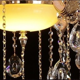 Hanger in Europese stijl, imitatie jade kristal hanger van zinklegering