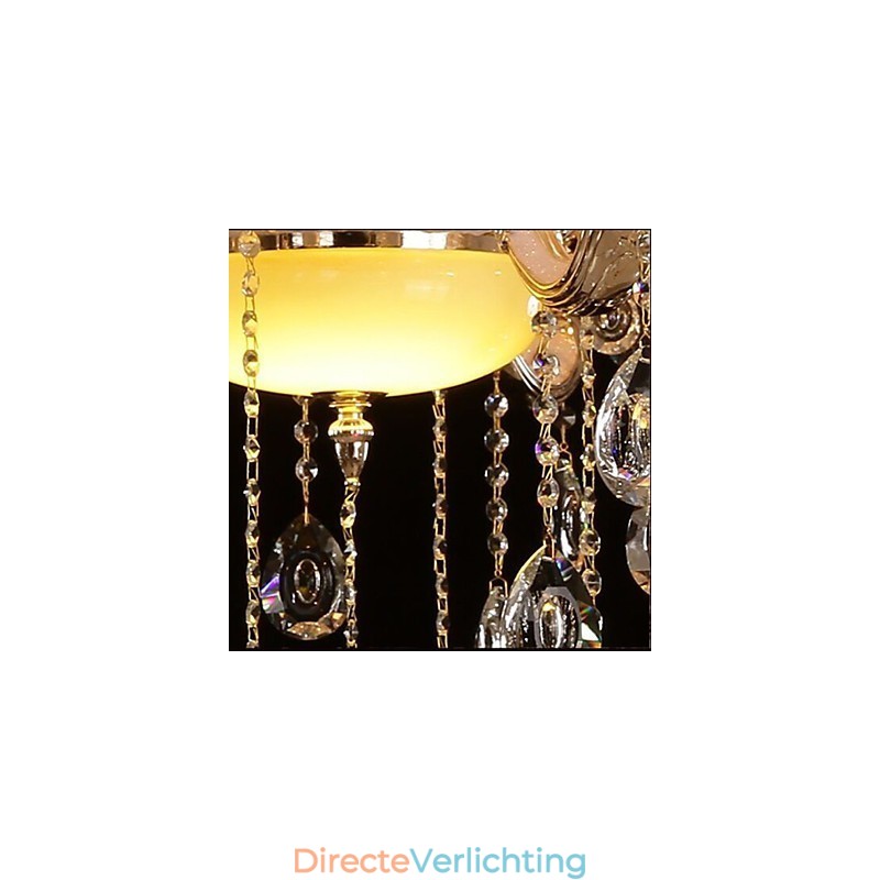 Hanger in Europese stijl, imitatie jade kristal hanger van zinklegering