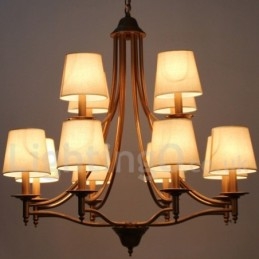 12 Lichts Rustieke Retro Mediterrane Stijl Kaars Stijl Kroonluchter