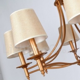 12 Lichts Rustieke Retro Mediterrane Stijl Kaars Stijl Kroonluchter