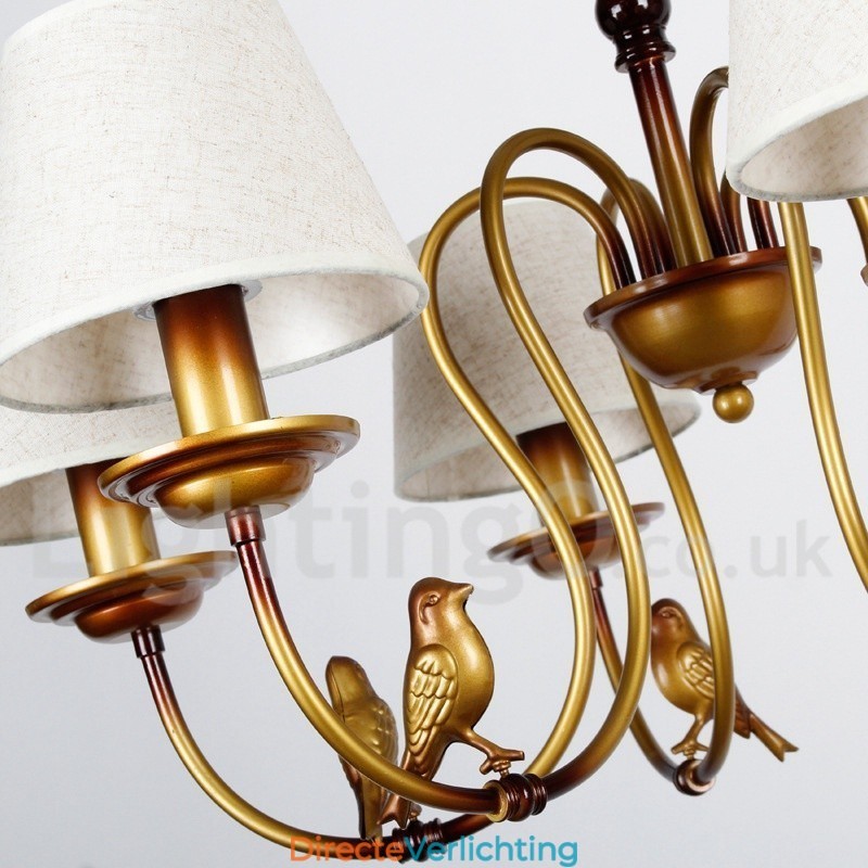 12 Lichts Moderne Hedendaagse Rustieke Retro Kaars Stijl Kroonluchter