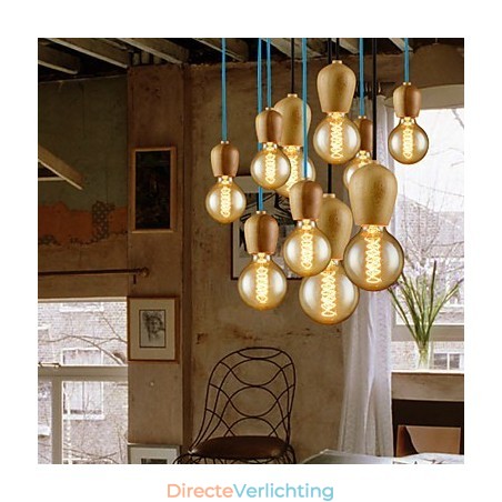 Kroonluchter Mini Stijl Modern Hedendaags Hout Bamboe Kroonluchter Mini Stijl Modern Hedendaags Hout Bamboe